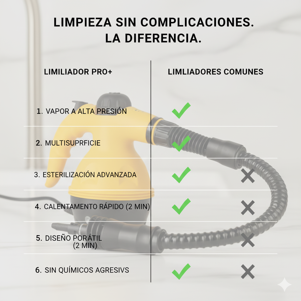 VAPORIX PRO™ Limpieza extrema sin químicos
